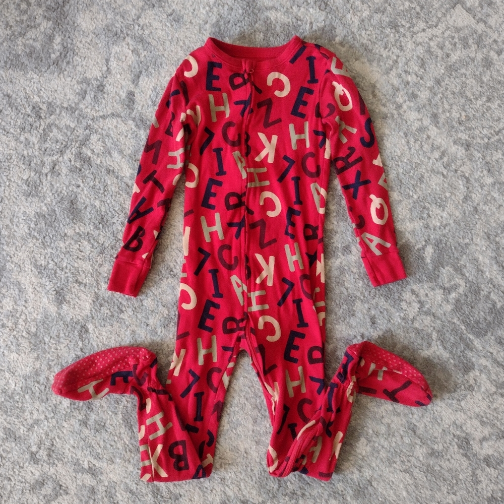 Boys Old Navy Zip Up Pajamas Size 5T